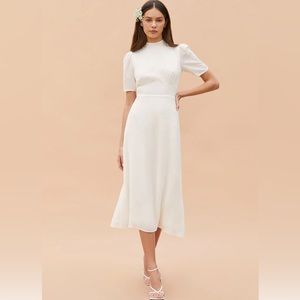 Sold Out Reformation Dusk Dress | Backless Bridal Dress | Size 12